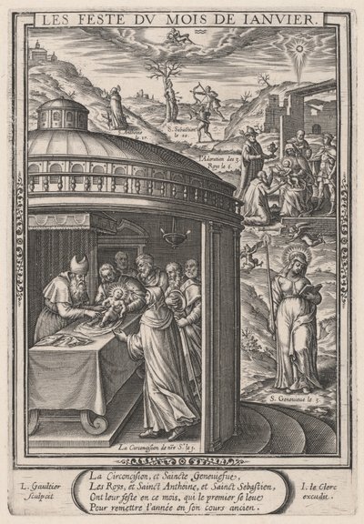 January: the Circumcision by Leonard Gaultier
