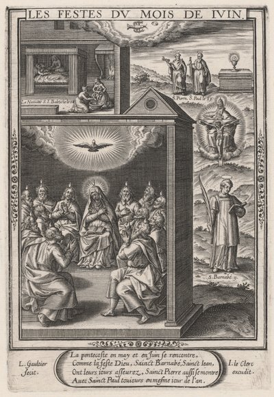June: The Pentecost by Leonard Gaultier