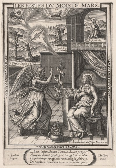 March: The Annunciation by Leonard Gaultier