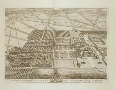 Badminton House in the County of Gloucester, Engraved by Johannes Kip by Leonard Knyff