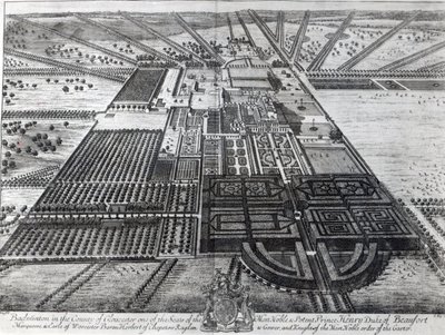 Badminton House in the County of Gloucester by Leonard Knyff