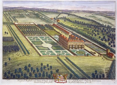 Hamstead Marshall in the County of Berkshire by Leonard Knyff