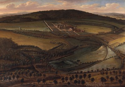 The North Prospect of Hampton Court, Herefordshire by Leonard Knyff