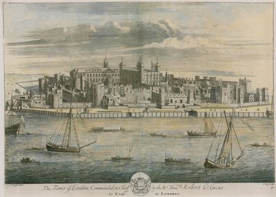 The Tower of London Commanded in Chief by the Right Honourable Robert Lucas by Leonard Knyff
