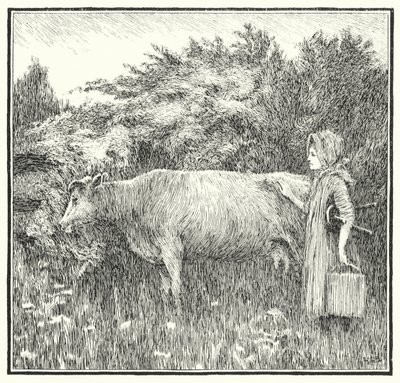 Cushy cow bonny, let down thy milk by Leonard Leslie Brooke