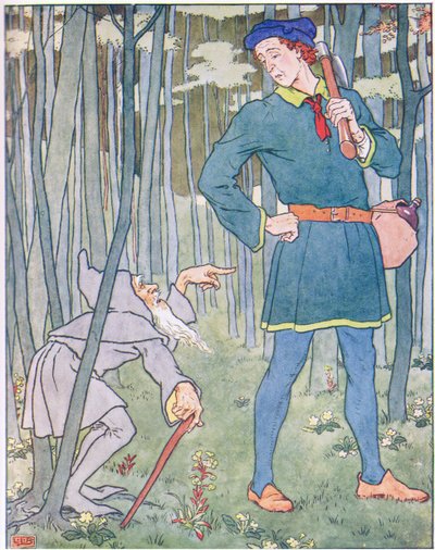 He met a little old grey man by Leonard Leslie Brooke