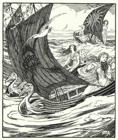 I Saw Three Ships Come Sailing By by Leonard Leslie Brooke