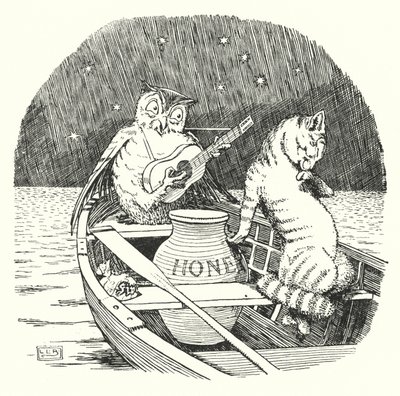 The Owl and the Pussy-cat by Leonard Leslie Brooke