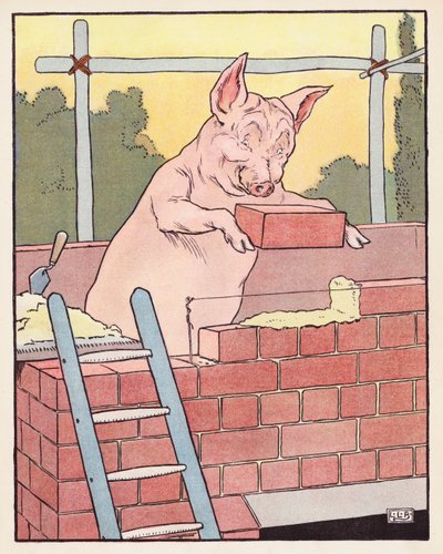 The Three Little Pigs by Leonard Leslie Brooke