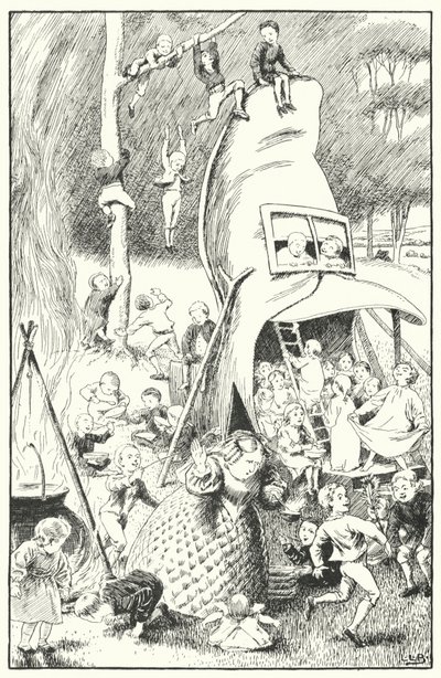 There was an old woman who lived in a shoe by Leonard Leslie Brooke