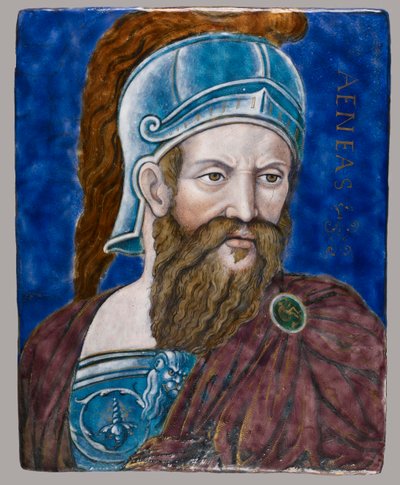 Aeneas. Portrait of the Hero of the Trojan War by Leonard Limosin