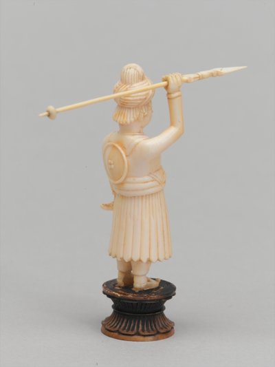 Black Pawn, Chess Piece, India, circa 1820 by Leonard Wells Volk