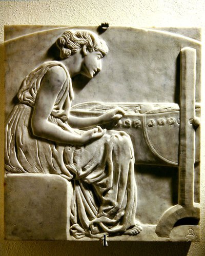 Maternity, the cradle by Leonardo Bistolfi