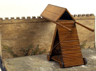 Leonardo da Vinci assault machine - Museum of Science and Techniques of Leonardo da Vinci, in Milan by Leonardo da (after) Vinci