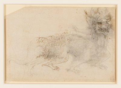 A Design for a Dragon Costume by Leonardo da Vinci