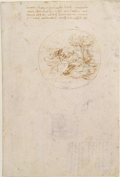 Allegory on the Fidelity of the Lizard; Design for a Stage Setting by Leonardo da Vinci