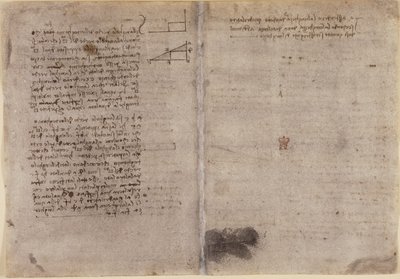 Notes on Geometry (c.1518) from Codex Arundel by Leonardo da Vinci