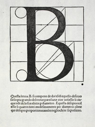 B by Leonardo da Vinci