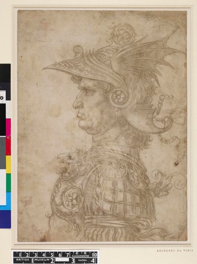 Bust of a Warrior by Leonardo da Vinci