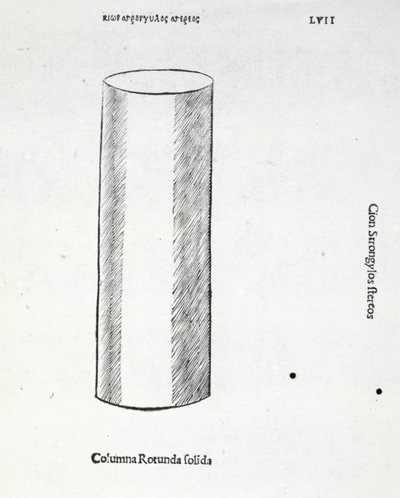 Columna Rotunda Solida, Illustration from 