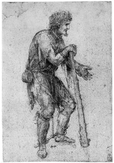 Costume Study by Leonardo da Vinci