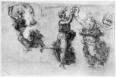 Dancing Women, late 15th or early 16th century, 1954 by Leonardo da Vinci