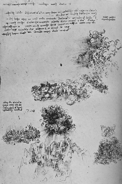 Destruction Rained from Heaven on Earth, c1480-1945 by Leonardo da Vinci