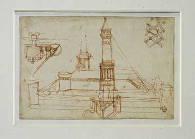 Study of Architecture by Leonardo da Vinci