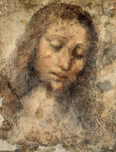 Face of Jesus Christ, Copy from the Last Supper by Leonardo da Vinci by Leonardo da Vinci