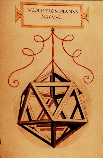 Geometry: An Icosahedron by Leonardo da Vinci