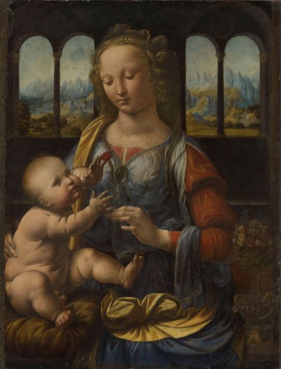 Madonna of the Carnation by Leonardo da Vinci