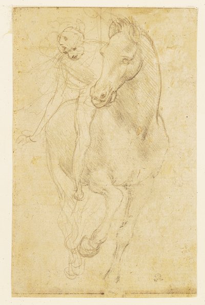 Horse and Rider, c.1480 by Leonardo da Vinci