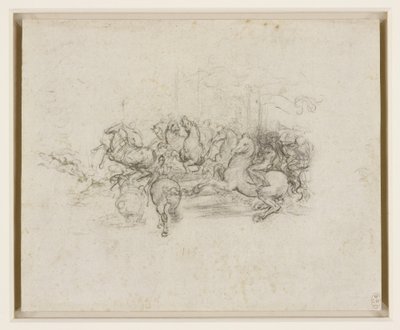A Cavalcade by Leonardo da Vinci