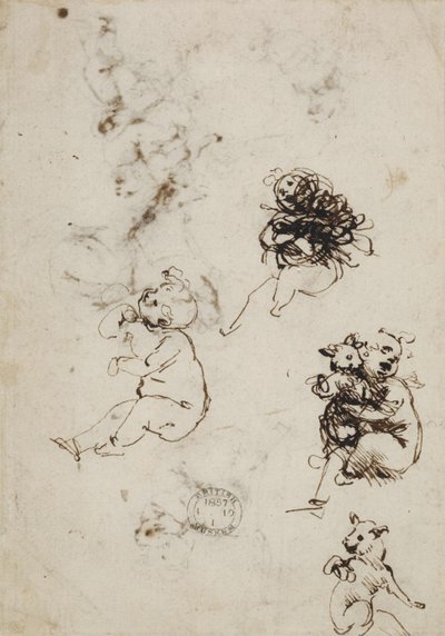 Leonardo da Vinci, Object 1857,0110.1 - Verso by Leonardo da Vinci