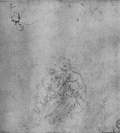 Madonna and Child with the Infant St. John and an Angel by Leonardo da Vinci