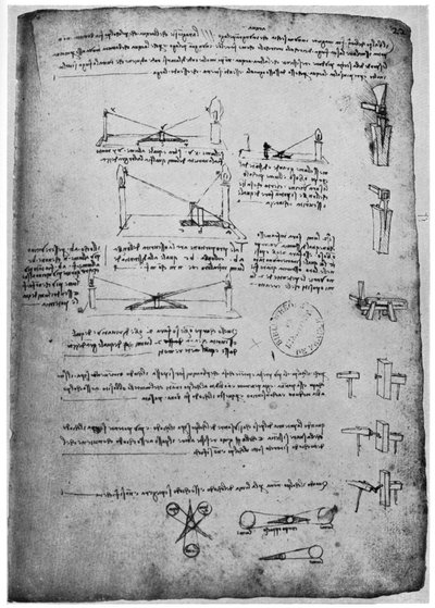 Optical Studies, Late 15th or Early 16th Century by Leonardo da Vinci