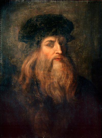 Presumed Self-portrait (Lucan portrait of de Vinci) by Leonardo da Vinci