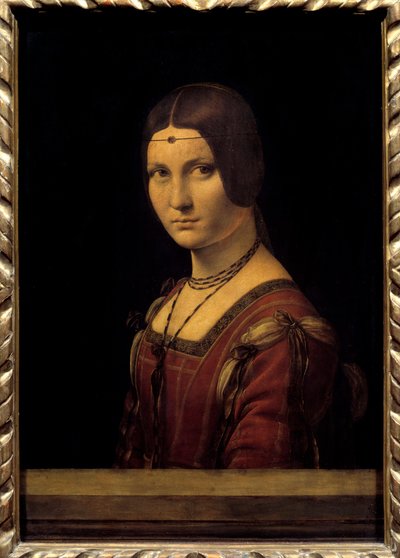 Portrait of a Lady from the Court of Milan by Leonardo da Vinci