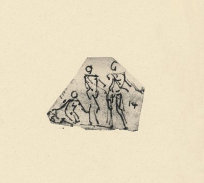 Sketch of Three Figures by Leonardo da Vinci