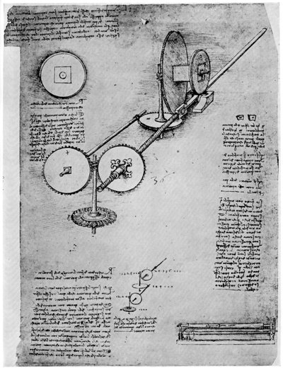 Sketch of a Rolling Mill, c. 1500-1510, 1954 by Leonardo da Vinci