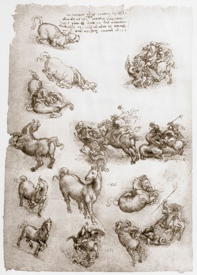 St George and the Dragon by Leonardo da Vinci