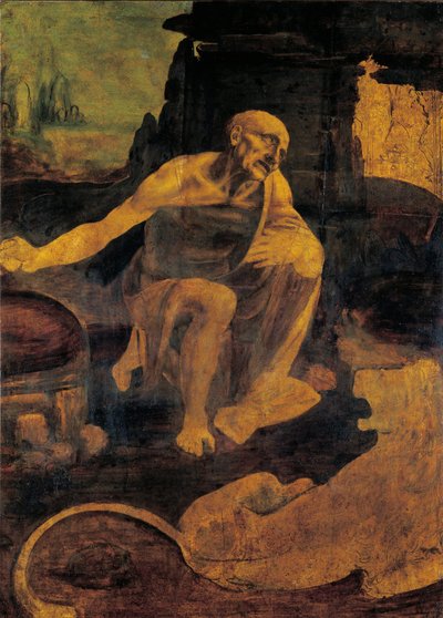 St. Jerome (c.1480-82) by Leonardo da Vinci