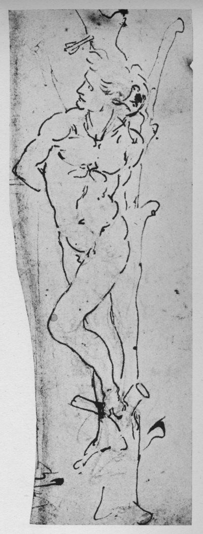 Study for a St. Sebastian by Leonardo da Vinci