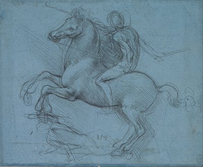 Study for an Equestrian Monument by Leonardo da Vinci