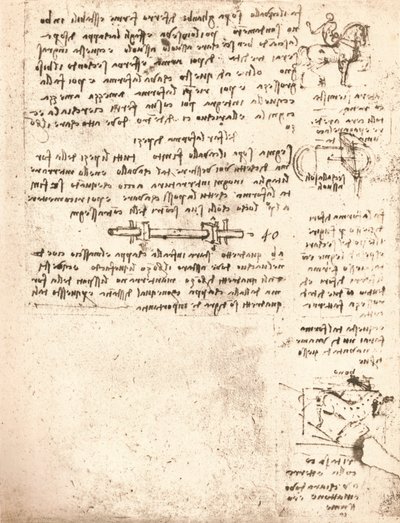 Study for the Sforza Monument by Leonardo da Vinci