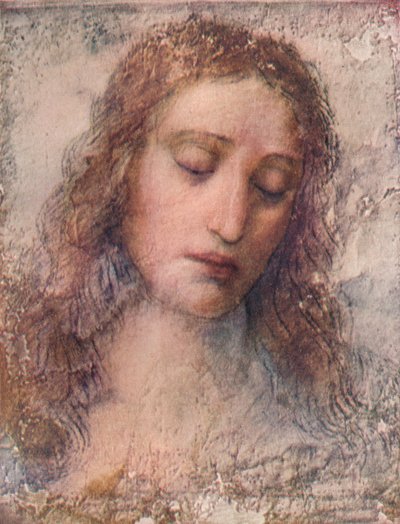 Study for the head of Christ for The Last Supper, c1495, 1911 by Leonardo da Vinci