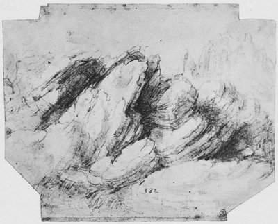 Study of Rock Formations, c1480 by Leonardo da Vinci