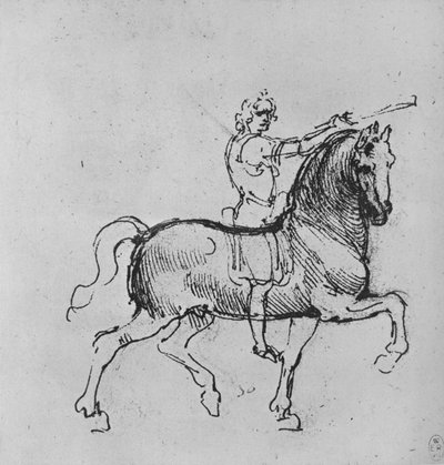 Study of a Horseman, c. 1480 by Leonardo da Vinci