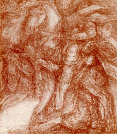 Study of a Knight by Leonardo da Vinci