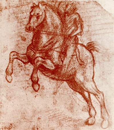 Study of a Knight by Leonardo da Vinci